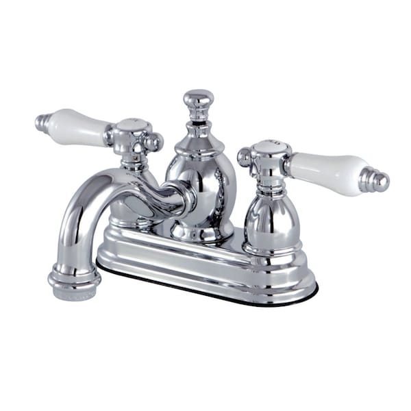 KS7101BPL 4" Centerset Bathroom Faucet, Polished Chrome